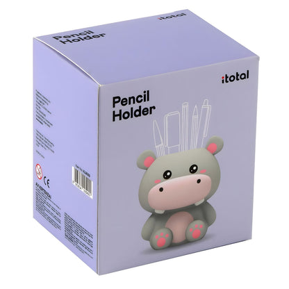 3D Hippo children's pencil holder with hippopotamus look for child's desk