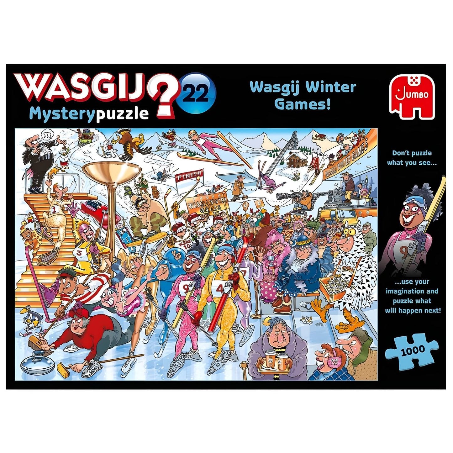 Wasgij Puzzle? 1000 pcs - Winter Games