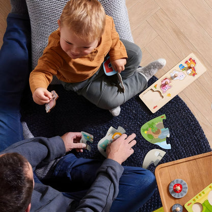 Farm Baby Animals Peg Puzzle in additional image