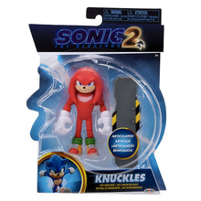 Figura Knuckles Sonic The Hedgehog com prancha de snowboard