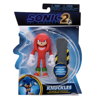 Knuckles Sonic The Hedgehog figure with snowboard