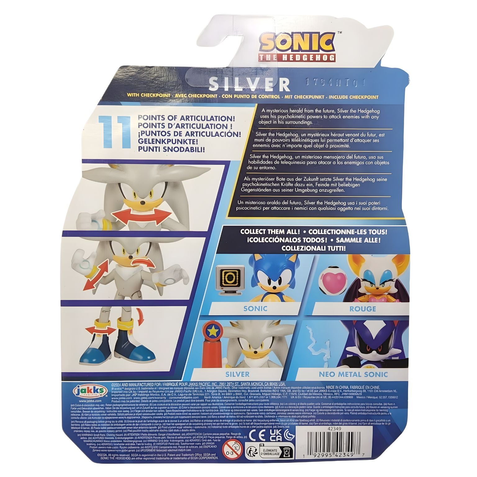 Sonic The Hedgehog - Silver