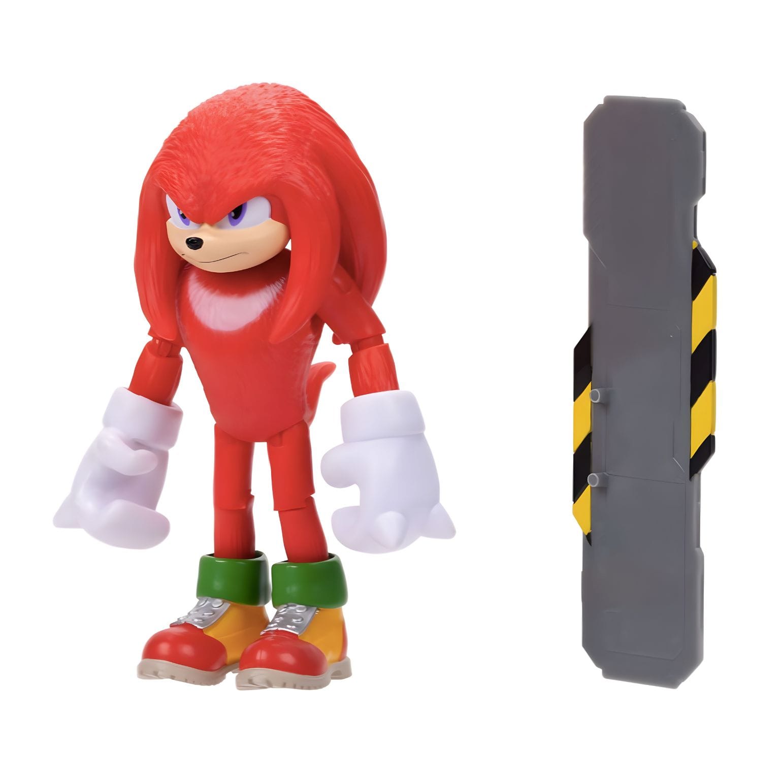 Figura de ação Knuckles com prancha de snowboard