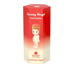 Sonny Angel série Snack com mini figuras inspiradas em hambúrguer, molhos e snacks coloridos