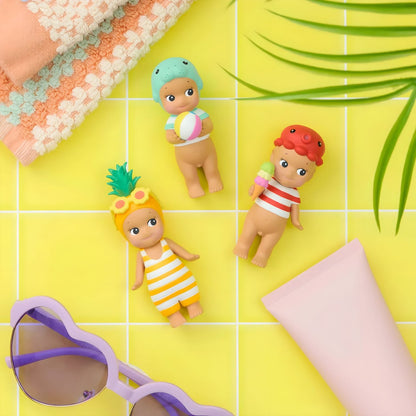 Sonny Angel Summer Holiday with cheerful look for display and collection