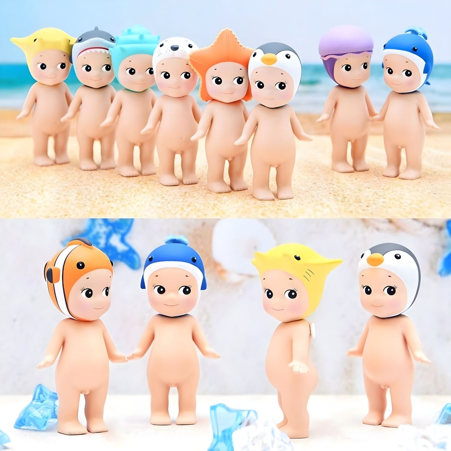 Sonny Angel Série Marine coleção oceano com personagens surpresa