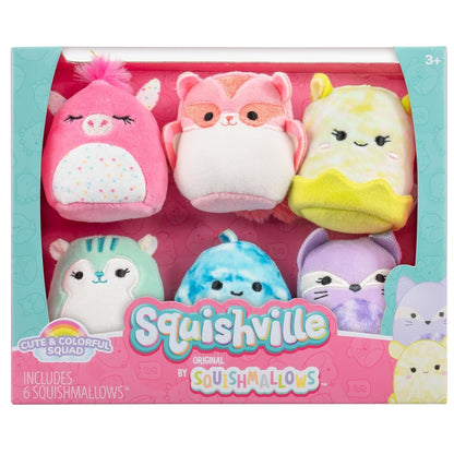 Squishville Mini Squishmallows - Esquadrão Colorido