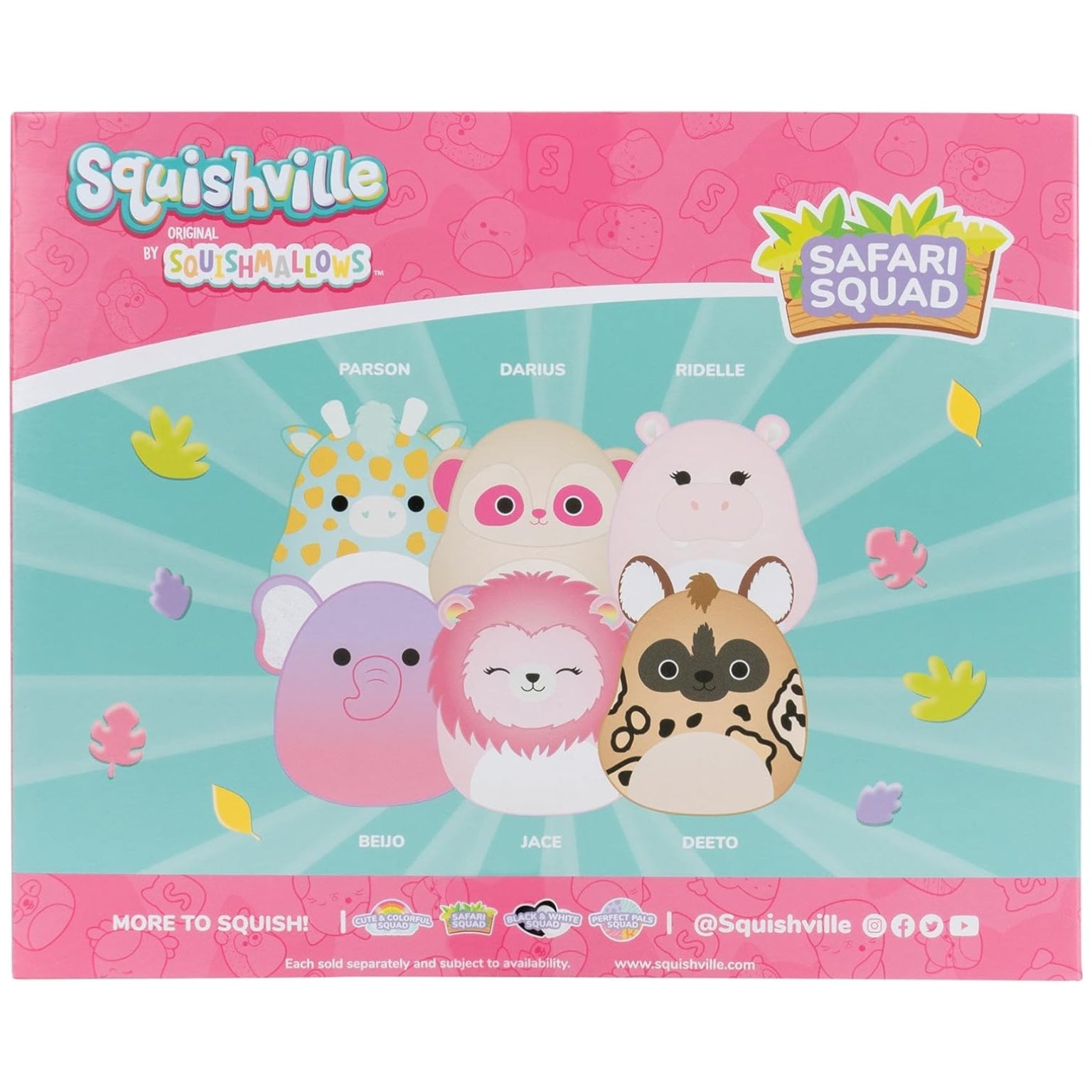 Squishville Mini Squishmallows -Esquadrão Safari