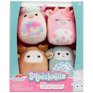 Squishville Mini Squishmallows - Esquadrão do celeiro