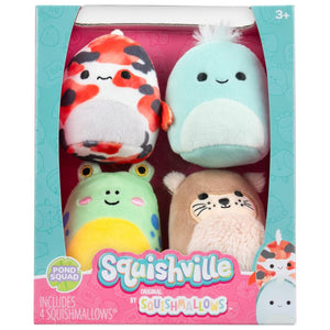 Squishville Mini Squishmallows - Super Esquadrão da Lagoa