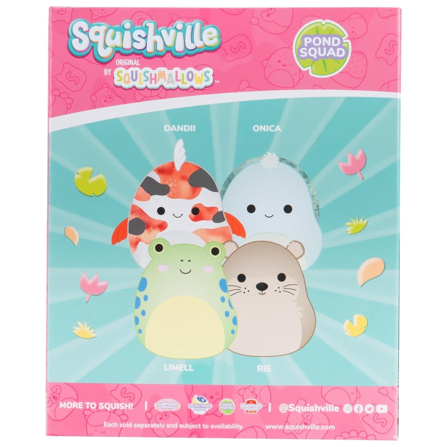Squishville Mini Squishmallows - Super Esquadrão da Lagoa