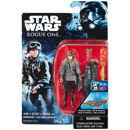 Star Wars Rogue One Sergeant Jyn Erso figure with Hasbro accessories