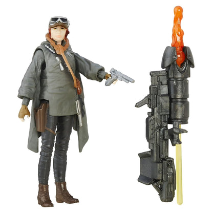Star Wars Rogue One Sergeant Jyn Erso figure with Hasbro accessories