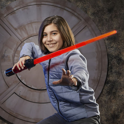 Darth Vader Kyber Core lightsaber with a translucent core, from the Star Wars range