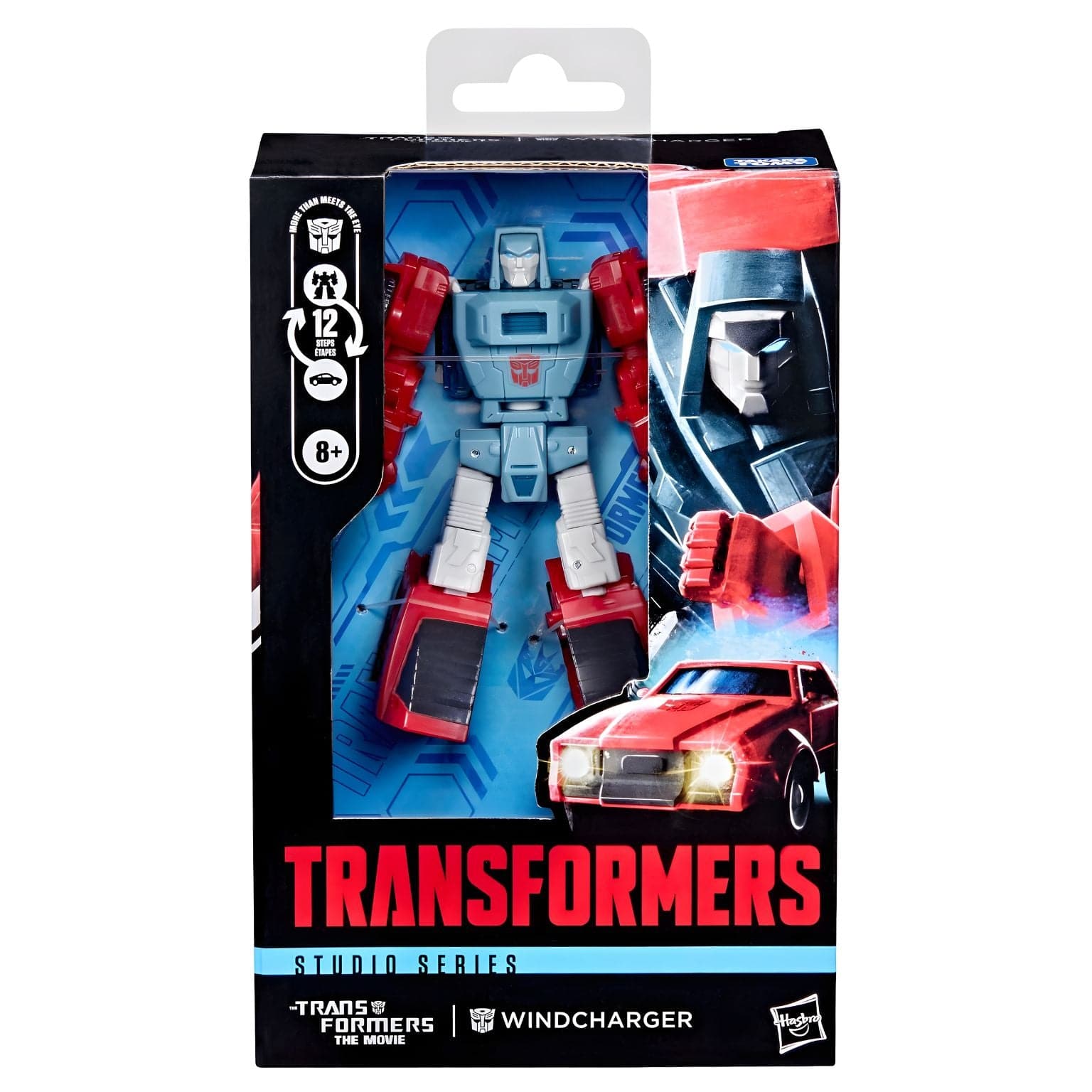 Transformers Studio Series - Windcharger em modo carro e robot vermelho da Hasbro