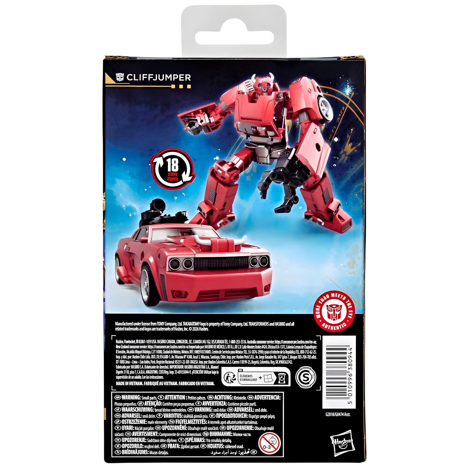 Transformers Age of The Primes Cliffjumper figura convertível