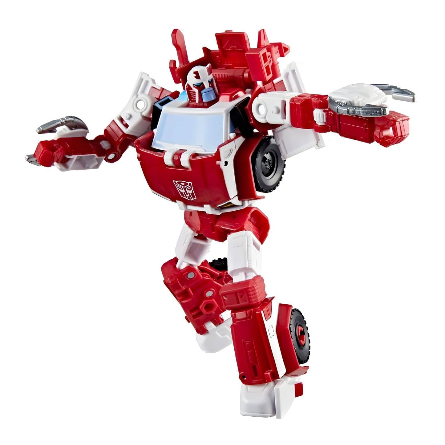 Figura Transformers Age of The Primes Ratchet para missões de coragem