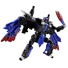 Transformers Age of the Primes Razorclaw em forma robô e criatura com asas coloridas