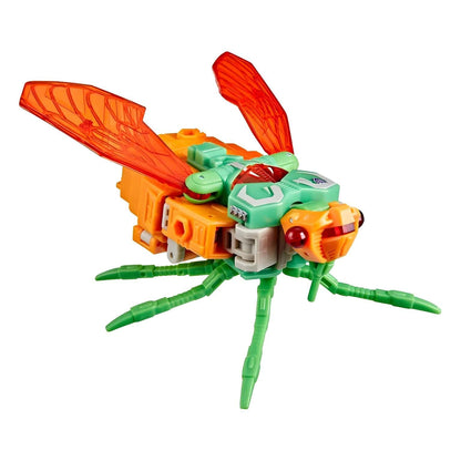 Transformers Age of the Primes - Venin green and orange Transformers figure with robotic insect mode and transformation to robot