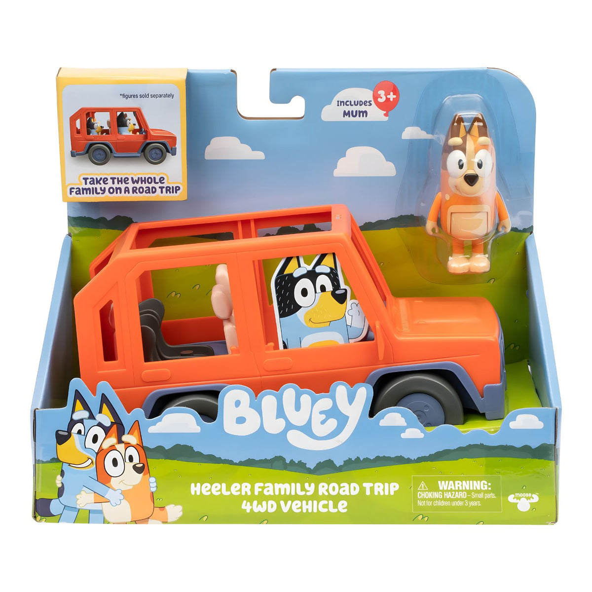 Veículo TT Família da Bluey com figura Chilli