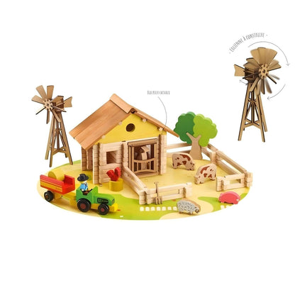 Introducing My Wooden Farm with SKU 26804125 recommended for ages 5+