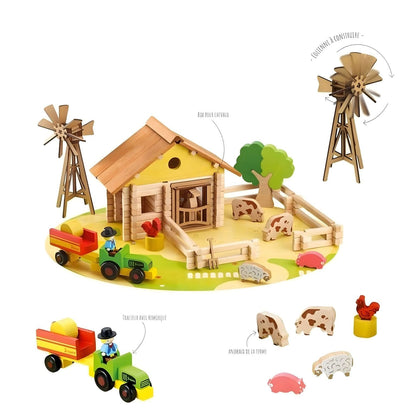 Introducing My Wooden Farm with SKU 26804125 recommended for ages 5+