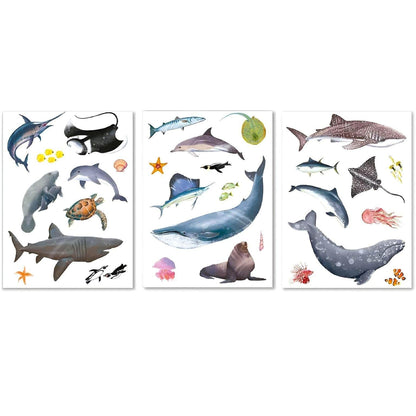 Introducing Reusable Stickers - Sea Animals with SKU 921942825 recommended for ages 3+