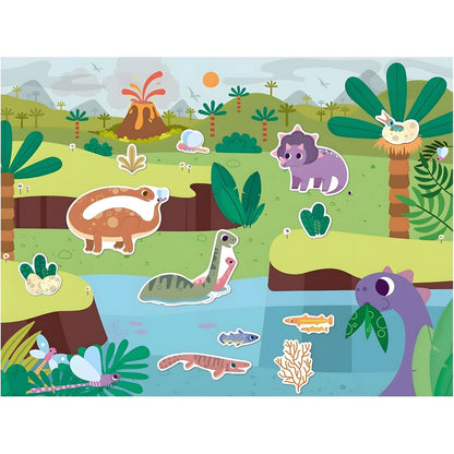 Introducing Reusable Stickers - Dinosaurs with SKU 921937425 recommended for ages 3+