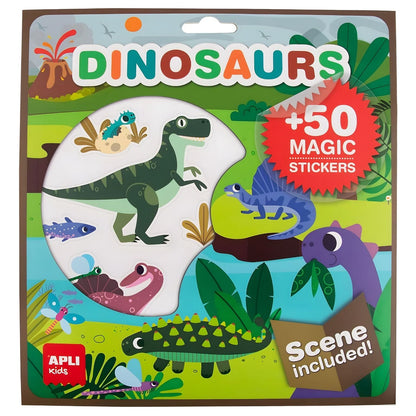 Introducing Reusable Stickers - Dinosaurs with SKU 921937425 recommended for ages 3+