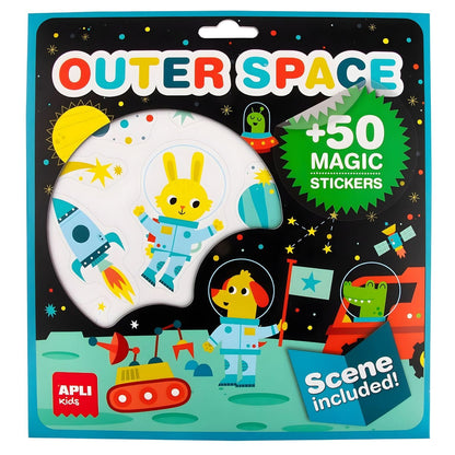 Introducing Reusable Stickers - Space with SKU 921937625 recommended for ages 3+