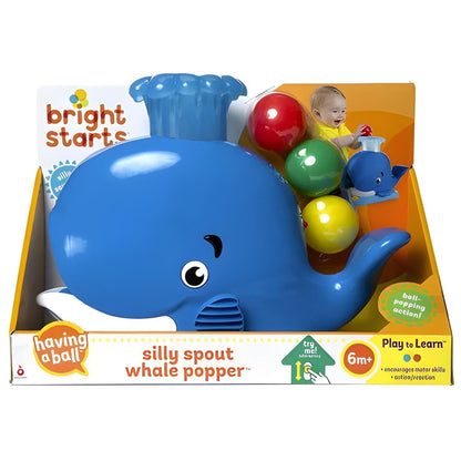 Introducing Bright Starts Sensory Whale with SKU 951093425, recommended for ages 6 months+