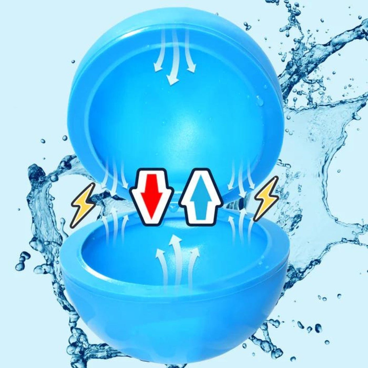 Apresentamos Balões de água reutilizáveis translúcidos com o SKU 609934624 recomendado para + 3 anos