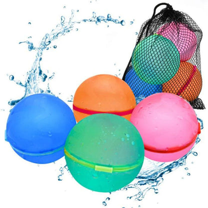 Introducing Translucent Reusable Water Balloons with SKU 609934624 recommended for + 3 years