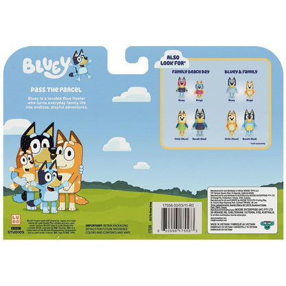 Introducing Bluey Pass the Parcel with SKU 641755824 recommended for + 3 years