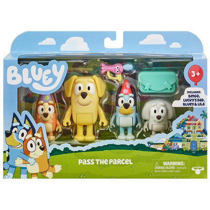 Introducing Bluey Pass the Parcel with SKU 641755824 recommended for + 3 years