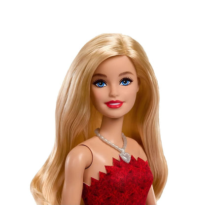 Introducing Barbie 80th Anniversary with red dress with SKU 233112025 recommended for ages 3+