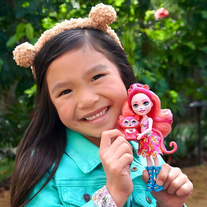 Introducing Enchantimals Doll - Texie Tiger and Sabre with SKU 852255224 recommended for ages 4+