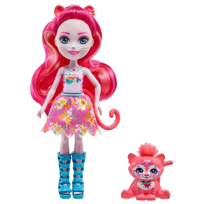 Introducing Enchantimals Doll - Texie Tiger and Sabre with SKU 852255224 recommended for ages 4+