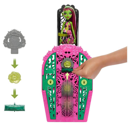 Introducing Monster High - Venus McFlytrap with Skulltime Secrets closet with SKU 775540525 recommended for + 4 years