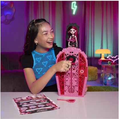Introducing Monster High - Draculaura with Skulltimate Secrets Locker with SKU 775544325 recommended for ages 4+