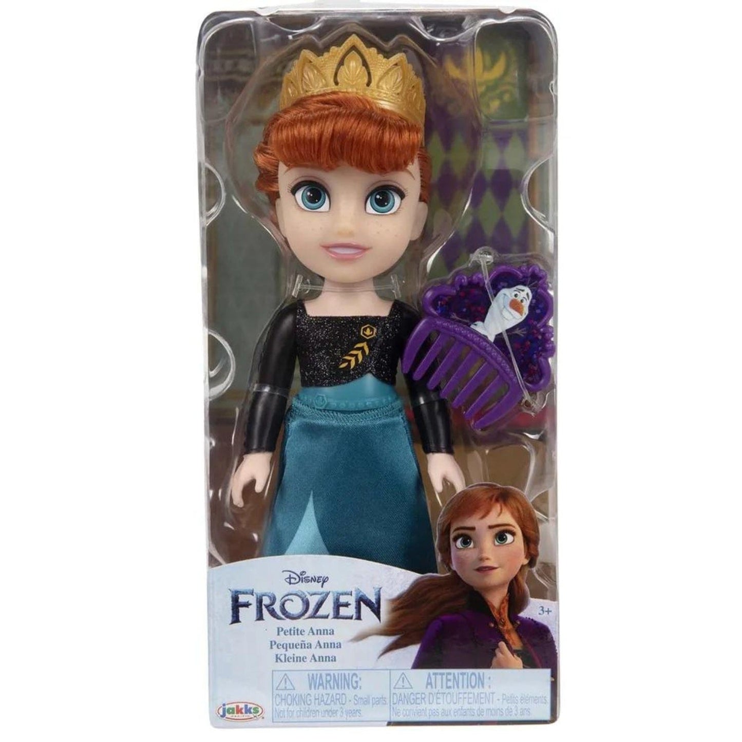 Apresentamos Boneca Princesa Disney – Anna com coroa com o SKU 772187924 recomendado para + 3 anos