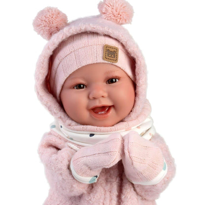 Introducing Talo Newborn Doll pink smiles 44cm with SKU 858448025, recommended for ages 3+