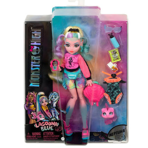 boneca Monster High - Lagoona Blue com roupa extra