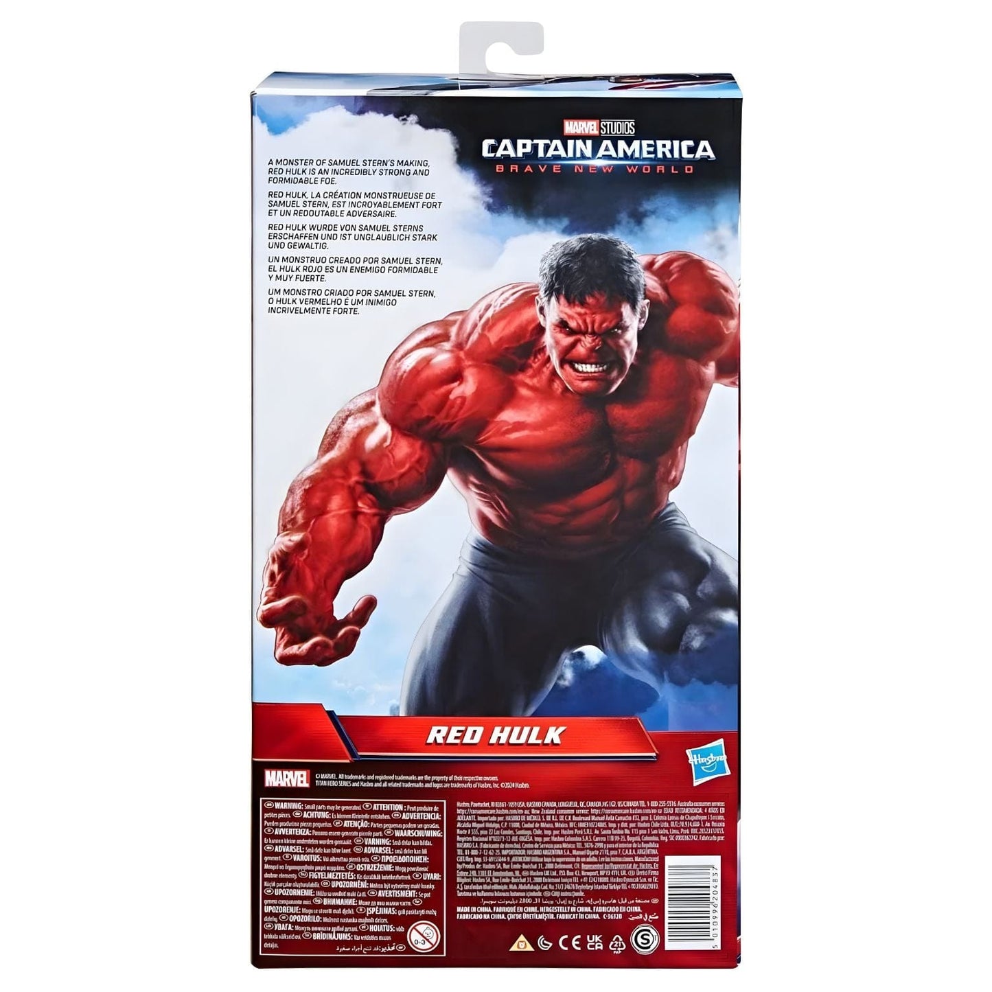 Apresentamos Boneco Marvel Titan Hero -  Hulk vermelho com o SKU 77929925 recomendado para + 4 anos