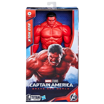 Introducing Marvel Titan Hero Figure - Red Hulk with SKU 77929925 recommended for ages 4+