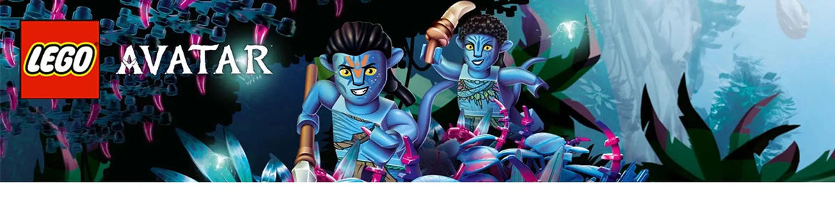 Banner da coleção Lego Avatar