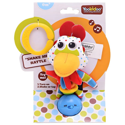 Introducing Rooster Shake Me Rattle with SKU 124013324 recommended for + 3 months