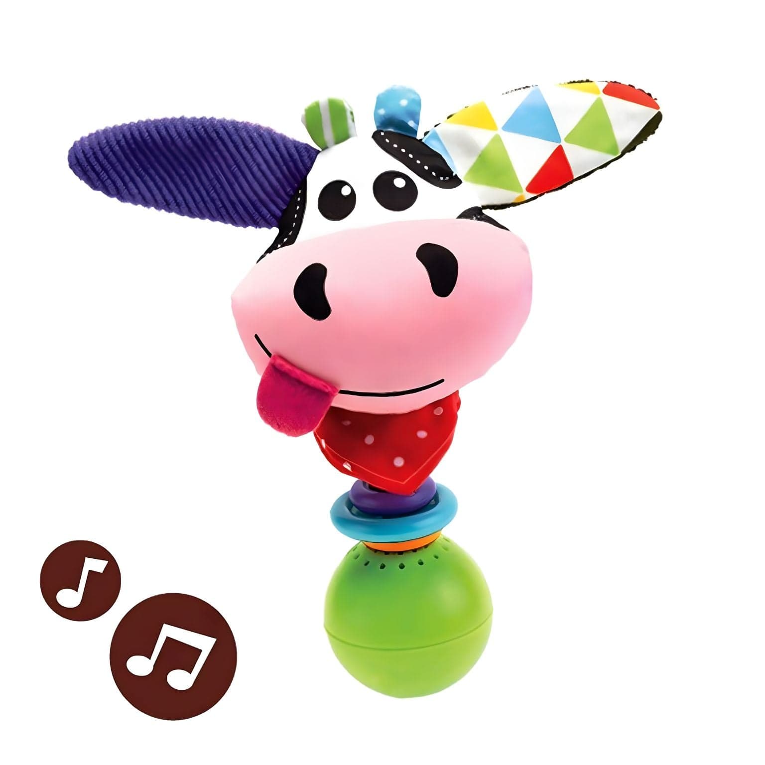 Apresentamos Chocalho Vaca Shake Me com o SKU 124013225 recomendado para + 3 meses