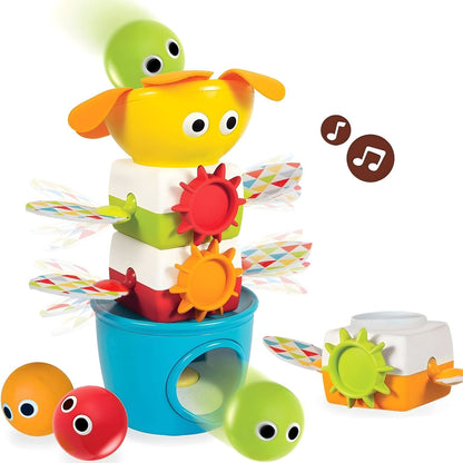 Introducing Stacking Pyramid with SKU 124020124 recommended for + 12 months
