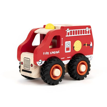 Introducing Wooden Fire Truck with SKU 721104125 recommended for ages 2+